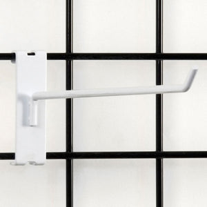 Gridwall Hook 12" - White - 100/Carton