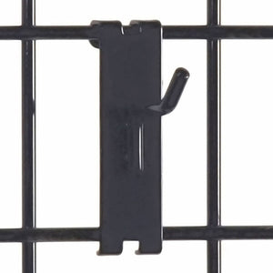 Gridwall Hook 2" - Black- 100/Carton