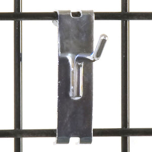 Gridwall Hook 2" - Chrome - 100/Carton