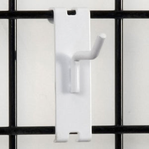 Gridwall Hook 2" - White - 100/Carton
