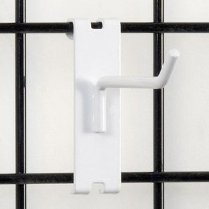 Gridwall Hook 4" - White - 100/Carton