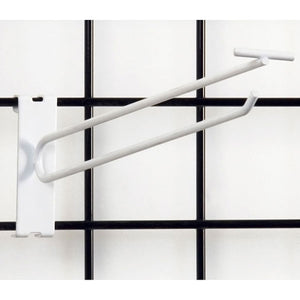 Gridwall Scanner Hook 12" - White - 100/Carton