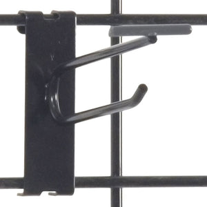 Gridwall Scanner Hook 4" - Black - 100/Carton