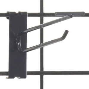 Gridwall Scanner Hook 6" - Black - 100/Carton