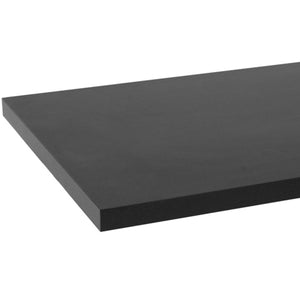 Melamine Shelf - 10" x 48" - Black