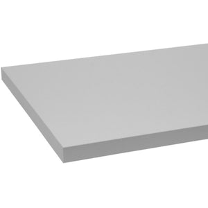 Melamine Shelf - 10" x 24" - Light Gray