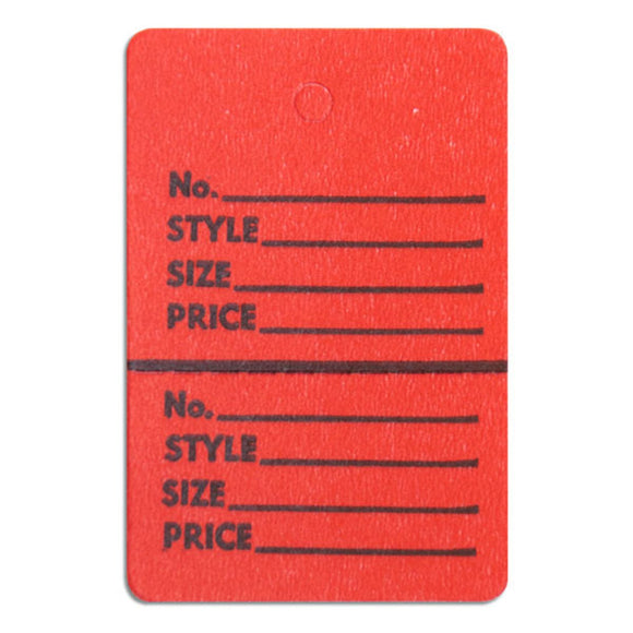 Merchandise Tag without String - 1-3/4