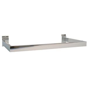 Slatwall Hangbar / Shelf Support - 12" - Chrome