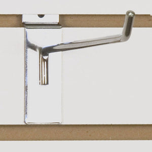 Slatwall Hook 10" - Chrome - 100/Carton