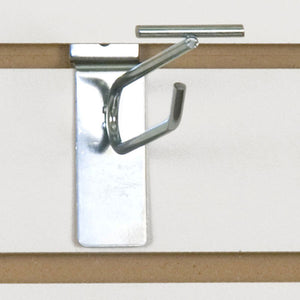Slatwall Scanner Hook - 4" - Zinc - 100/Carton