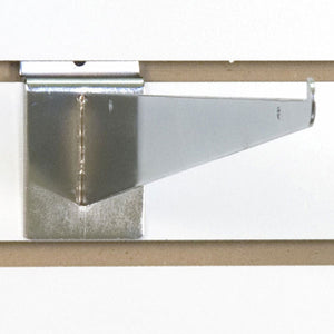 Slatwall Shelf Bracket 14" Chrome - 25/Carton