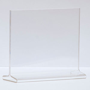 Top Load Acrylic Sign Holder - Horizontal - 7" x 5-1/2"